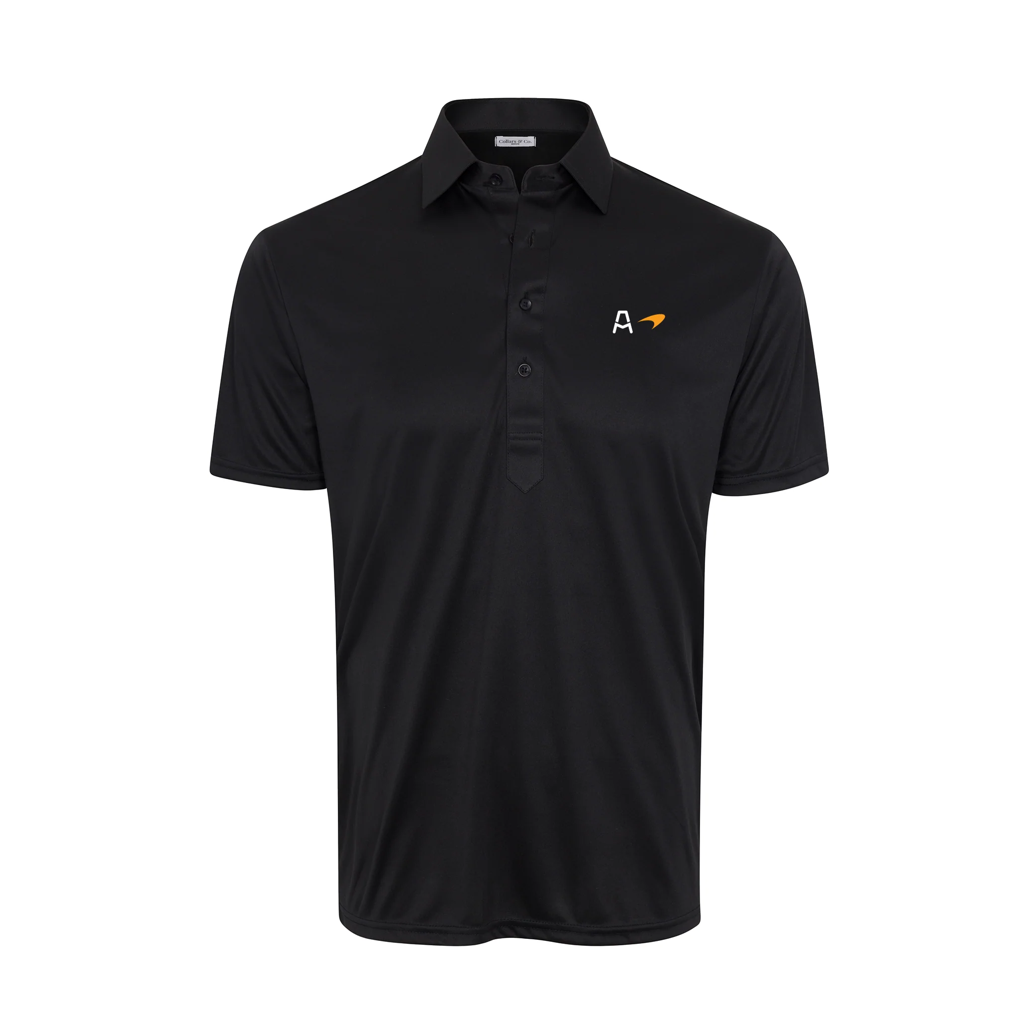 Arrow McLaren Semi-Spread Collar Polo Black