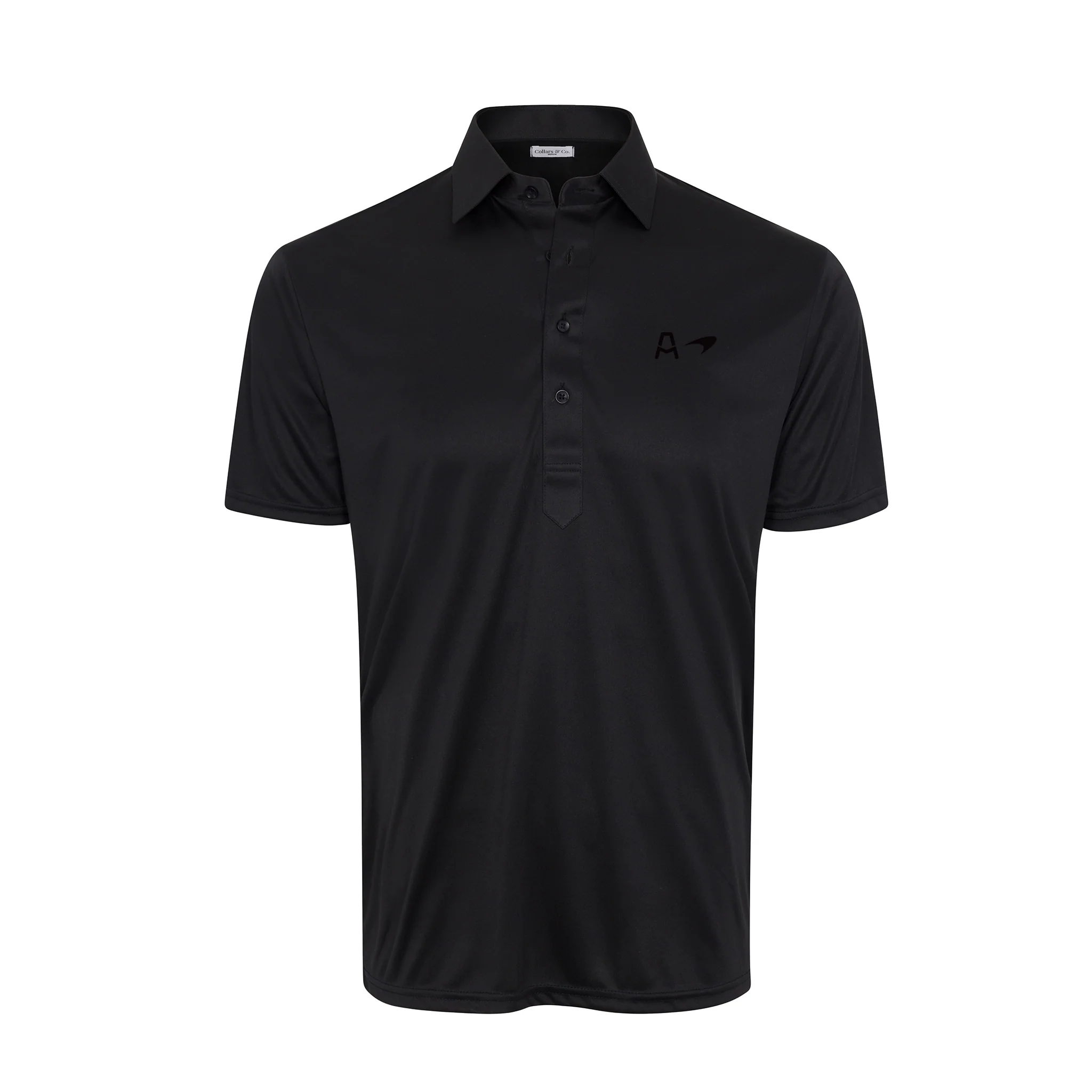 Arrow McLaren Semi-Spread Collar Polo Black