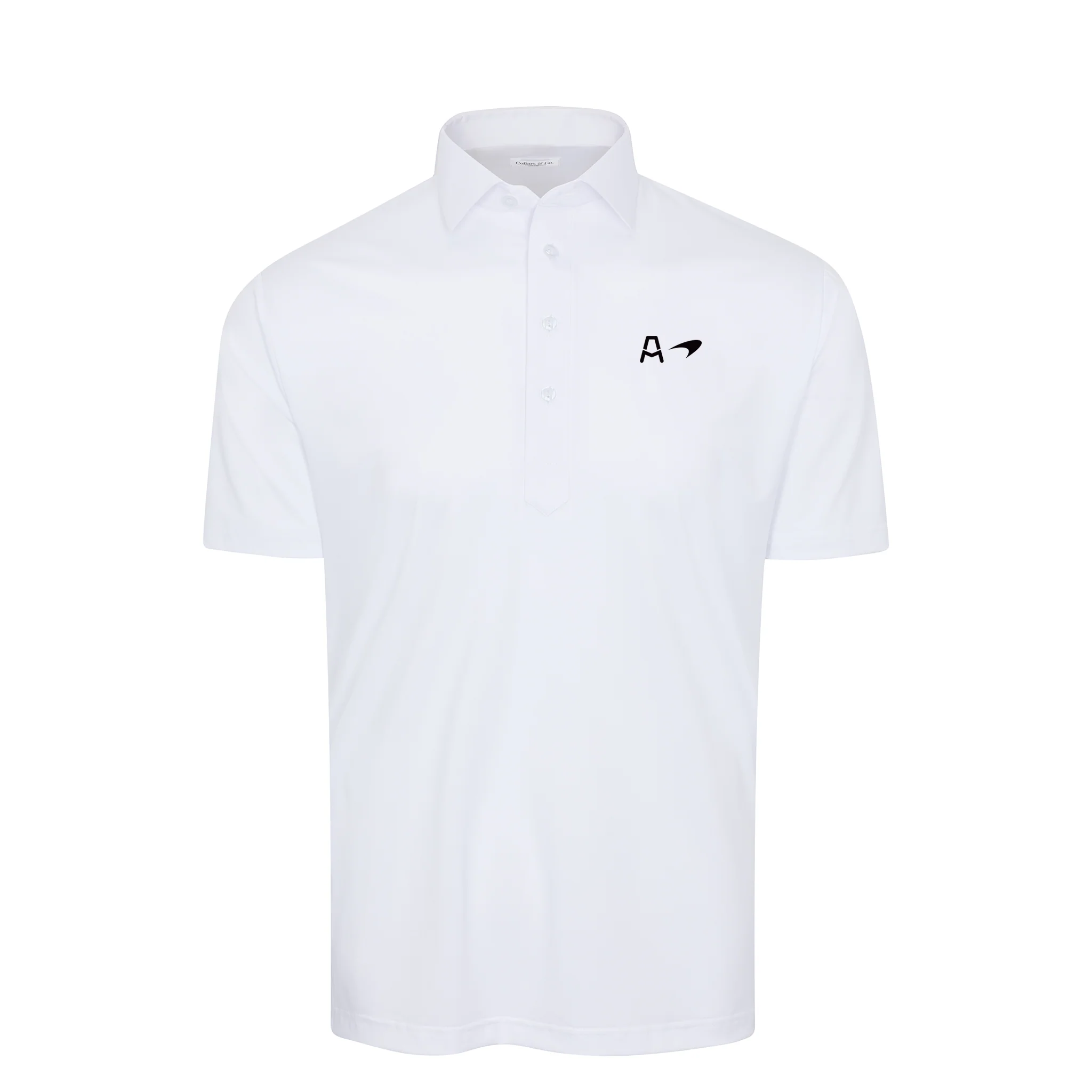 Arrow McLaren Semi-Spread Collar Polo White