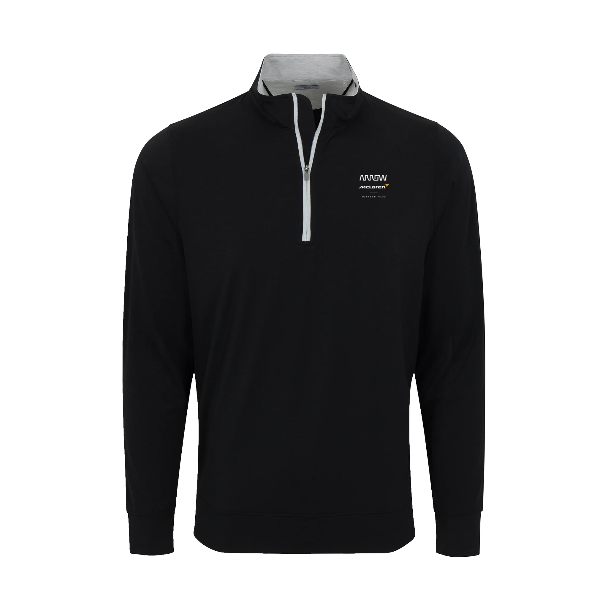 Arrow McLaren DriRelease® Performance Pullover Black with Light Grey Trim