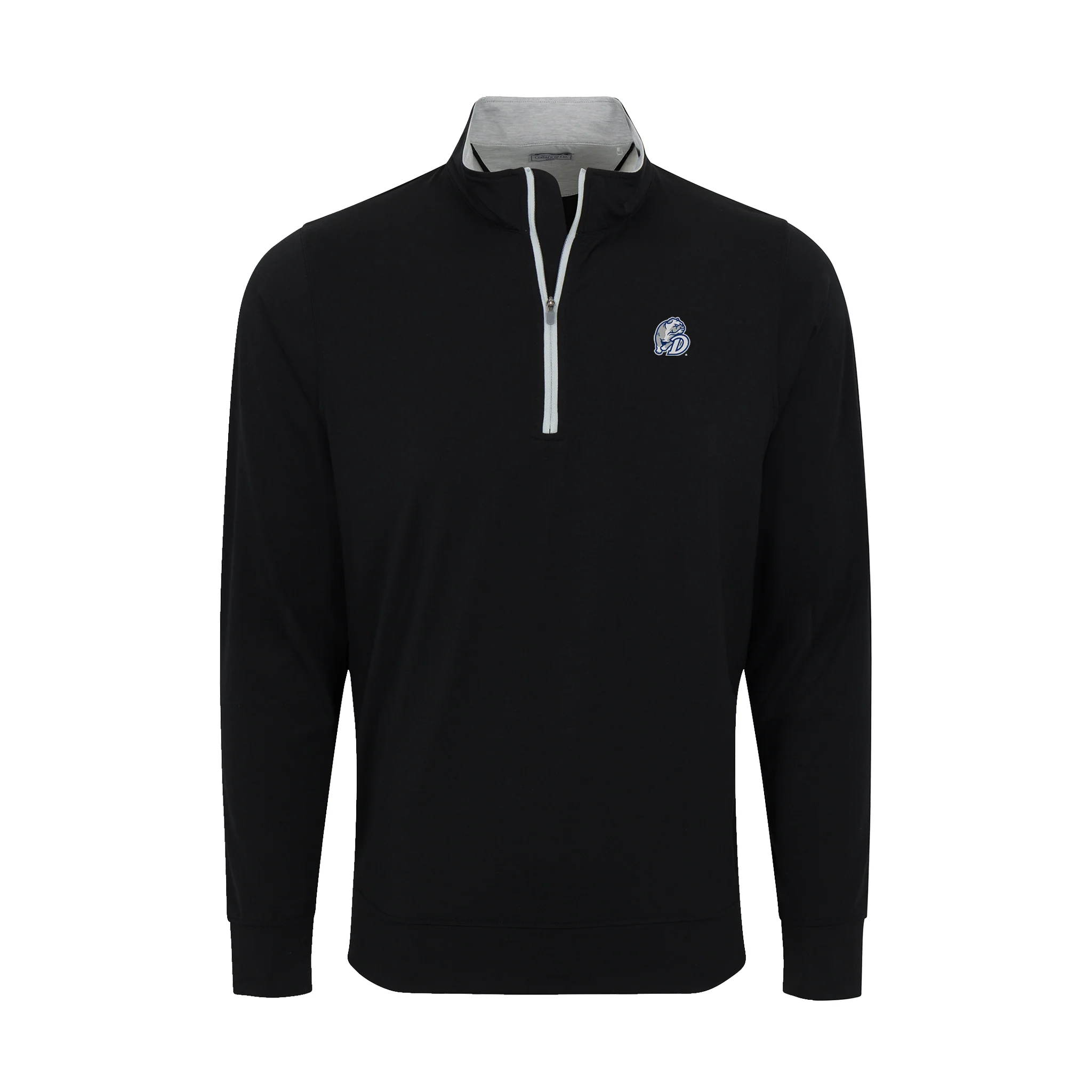 Drake DriRelease® Performance Pullover Black with Light Grey Trim