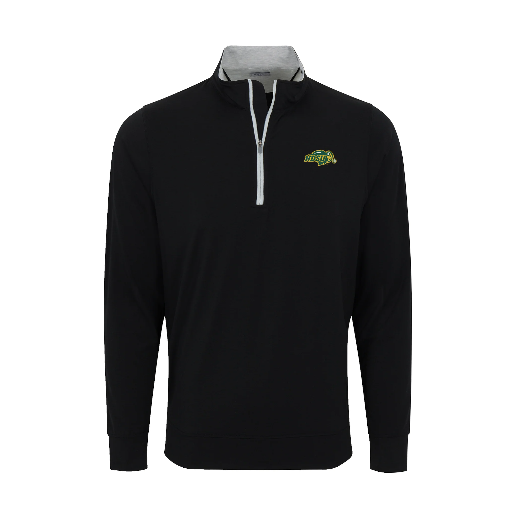 North Dakota State DriRelease® Performance Pullover Black with Light Grey Trim