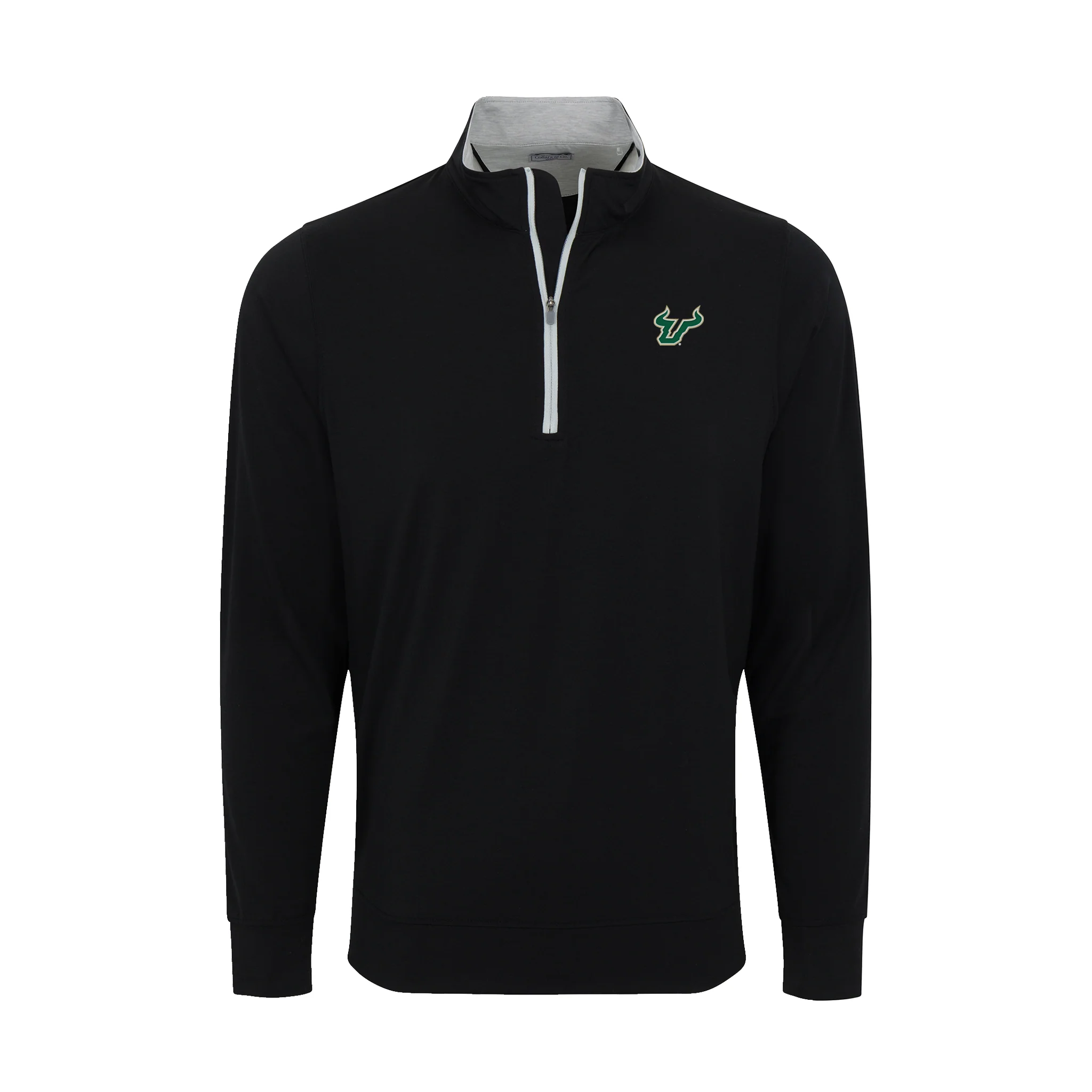 South Florida DriRelease® Performance Pullover Black with Light Grey Trim