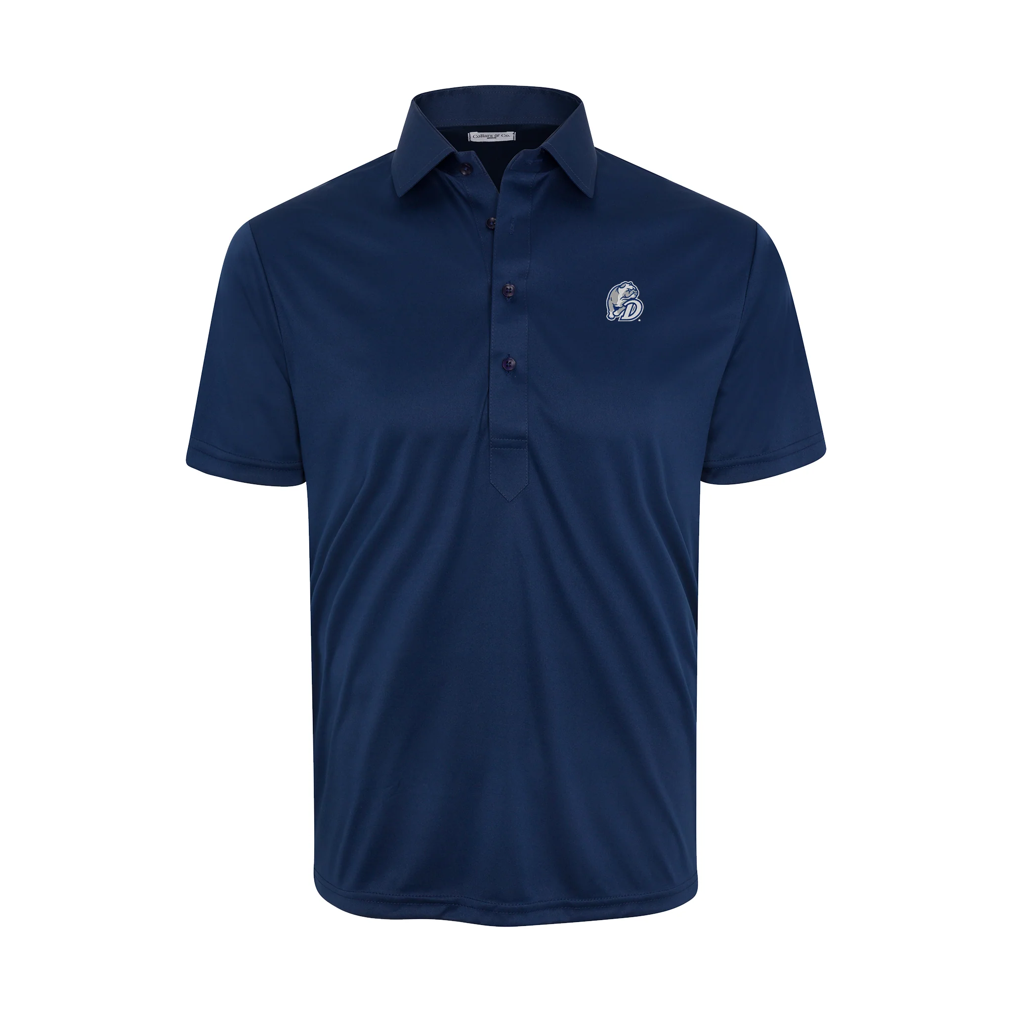 Drake Semi-Spread Collar Polo Navy