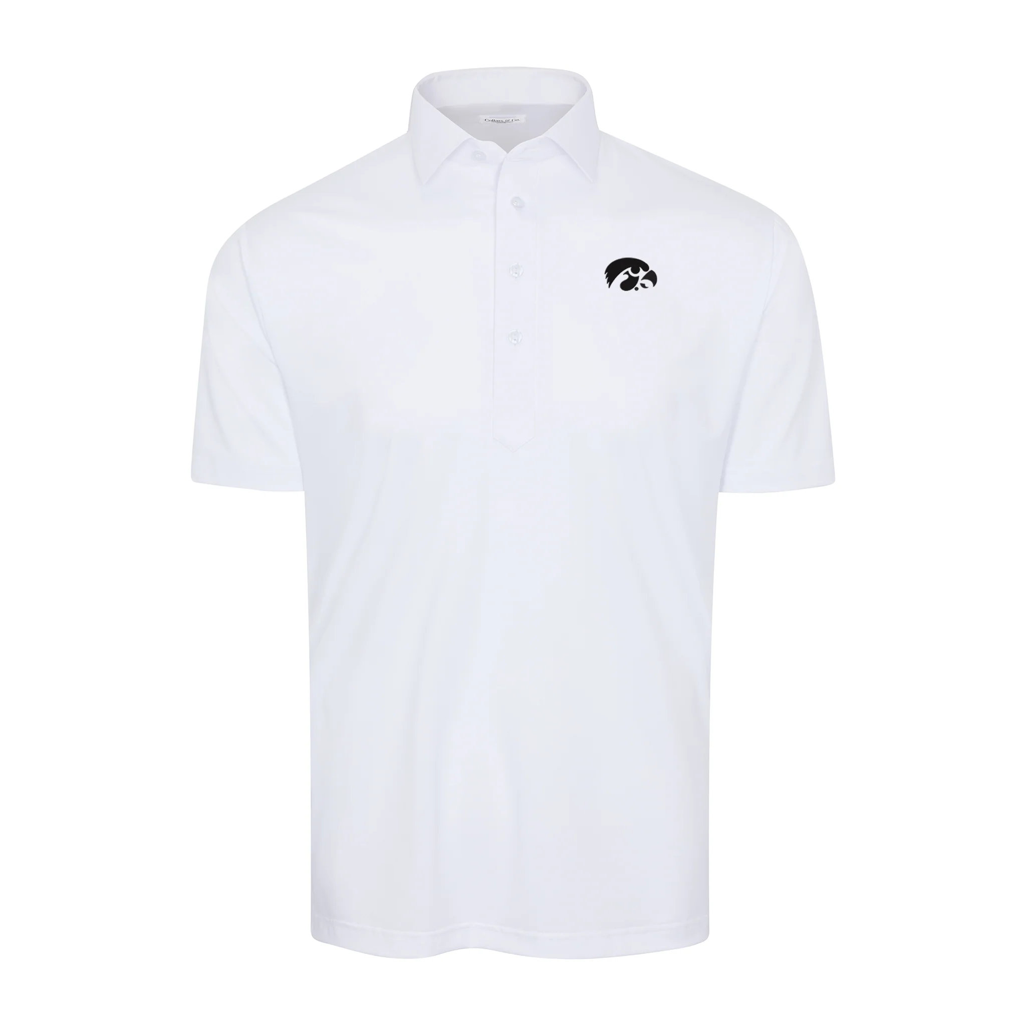 Iowa Semi-Spread Collar Polo White
