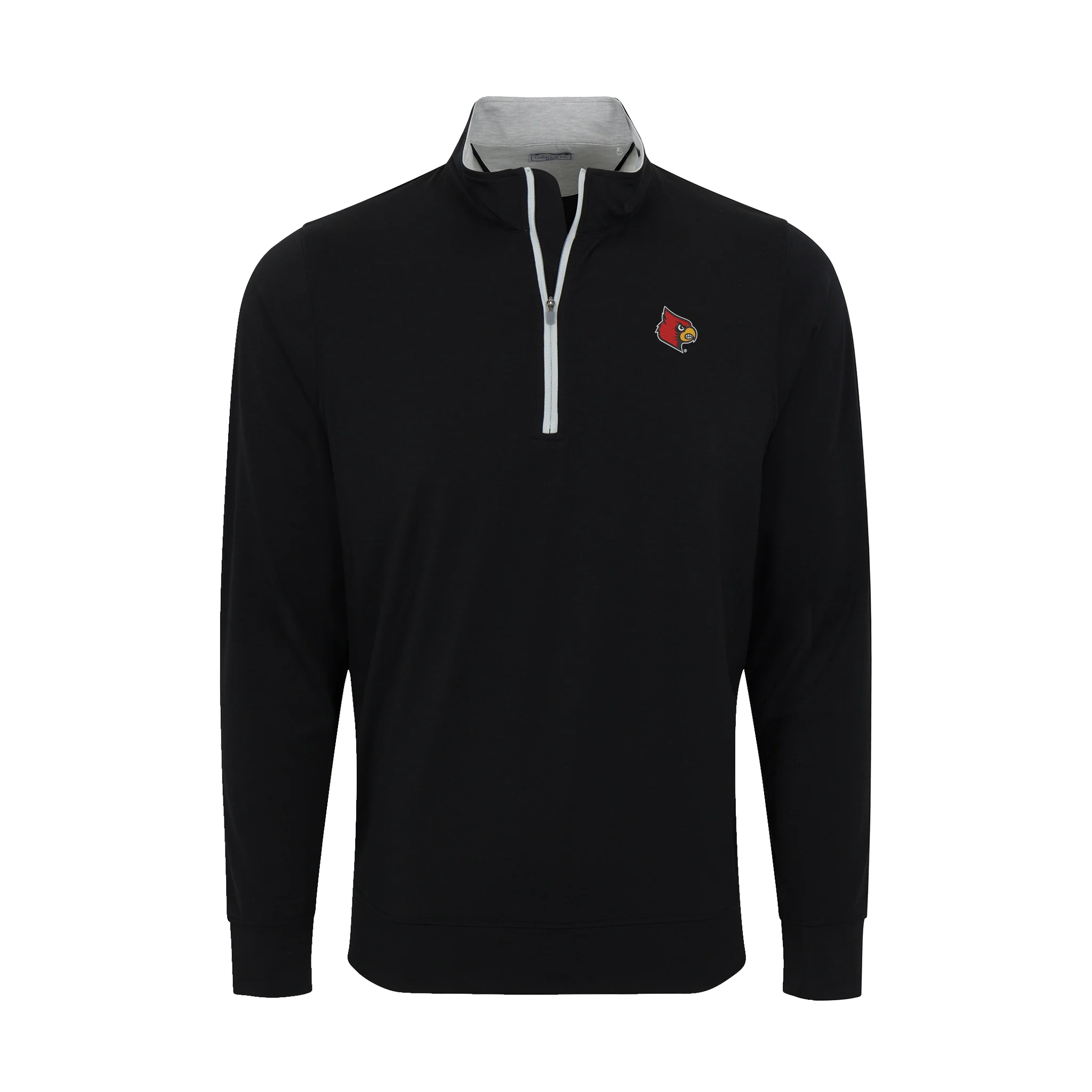 Louisville DriRelease® Performance Pullover Black with Light Grey Trim