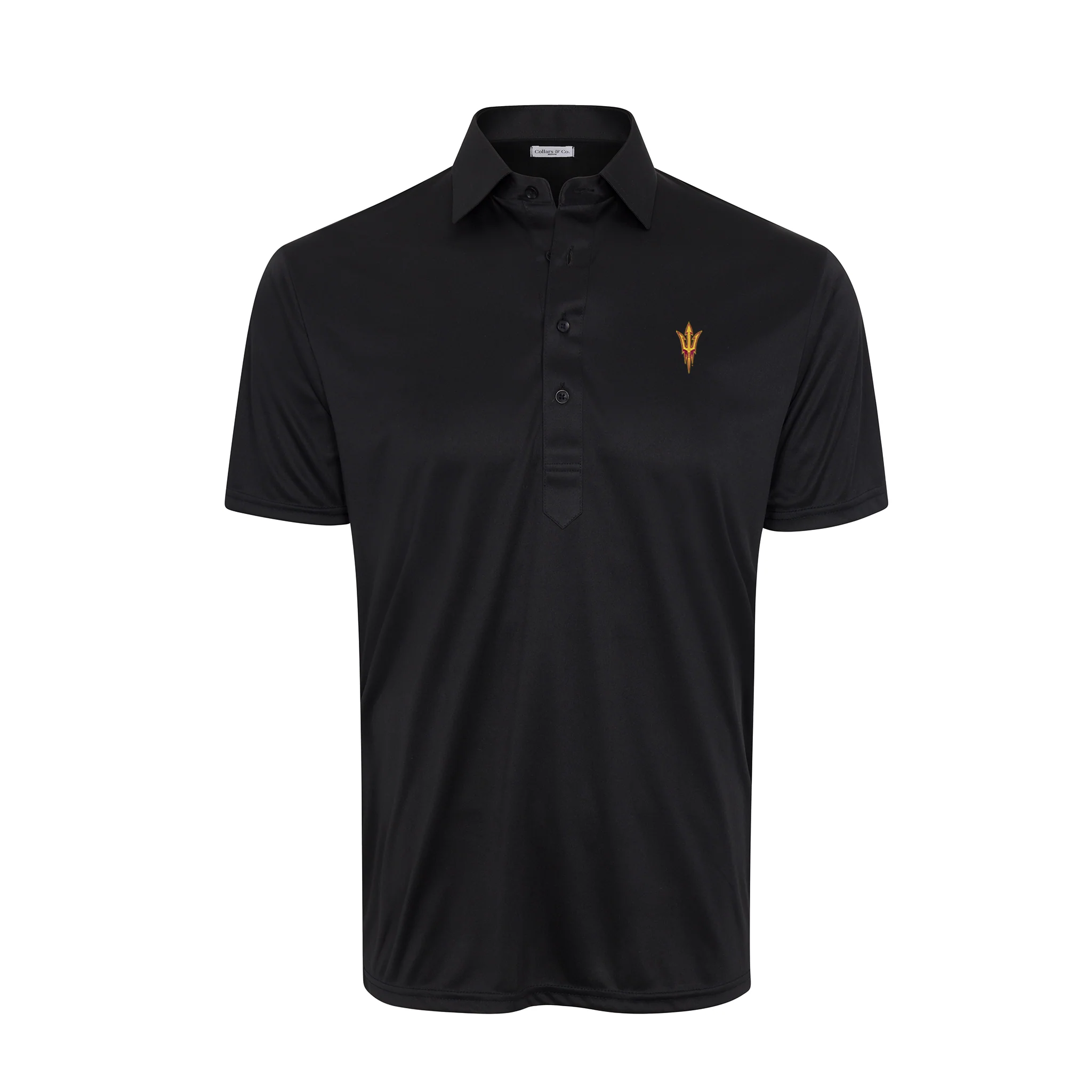 Arizona State Semi-Spread Collar Polo Black