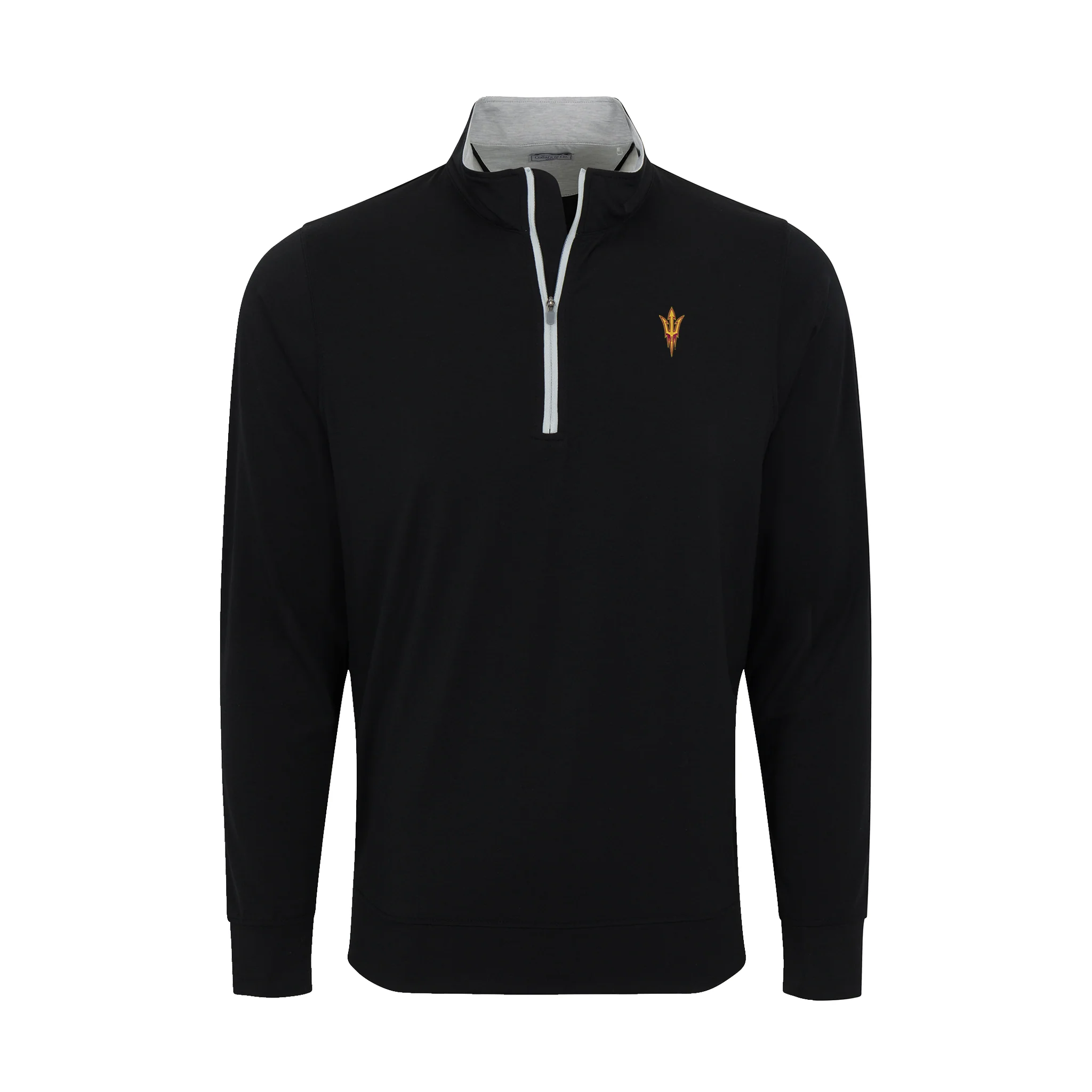 Arizona State DriRelease® Performance Pullover Black with Light Grey Trim