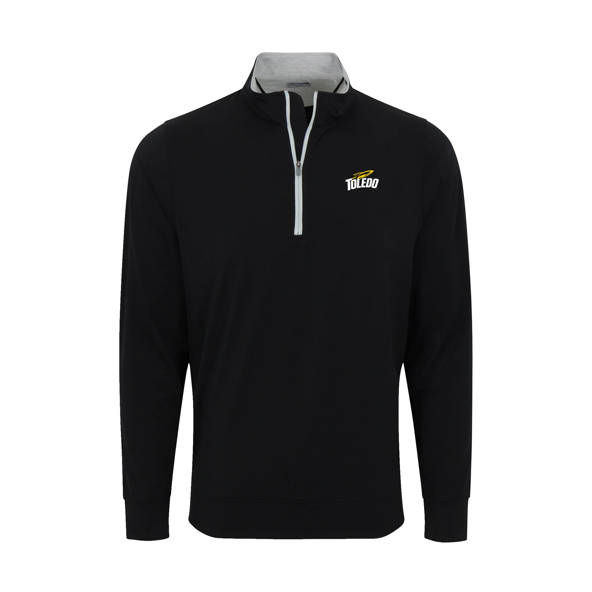 Toledo DriRelease® Performance Pullover Black with Light Grey Trim
