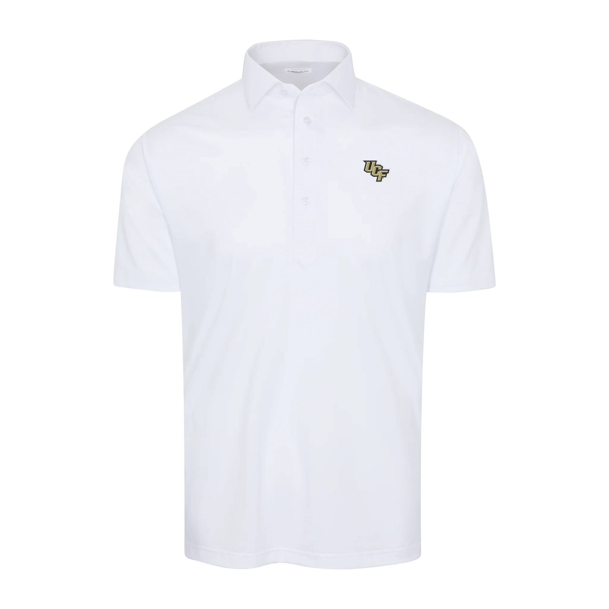 UCF Semi-Spread Collar Polo White