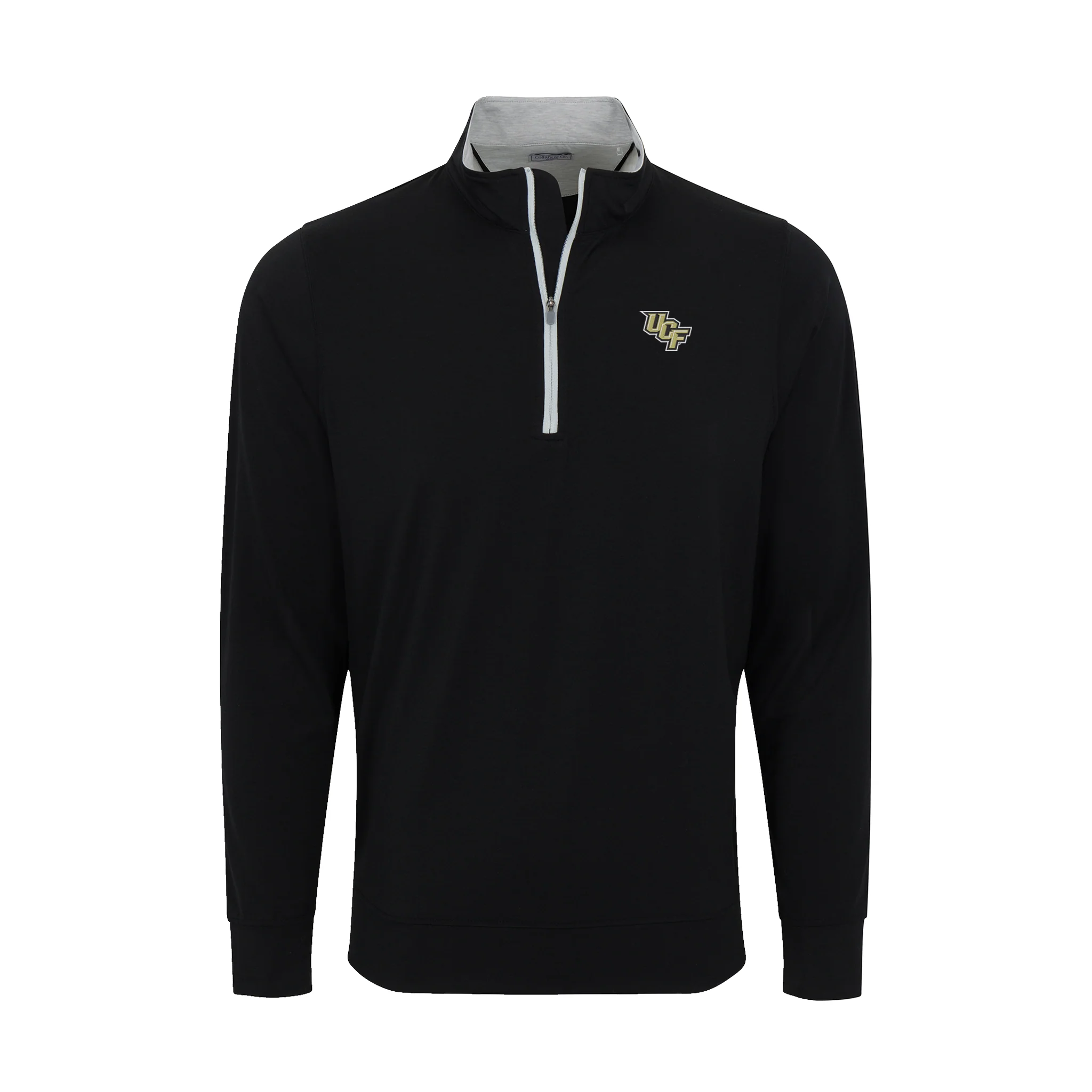 UCF DriRelease® Performance Pullover Black with Light Grey Trim