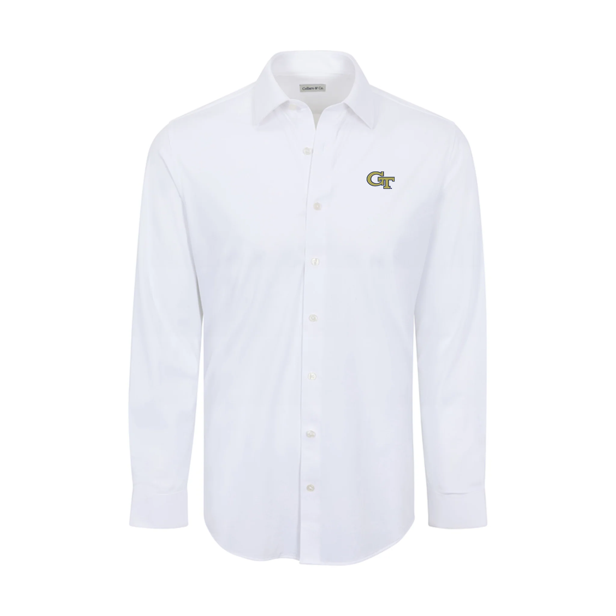 Georgia Tech Apex Performance Dress Shirt White