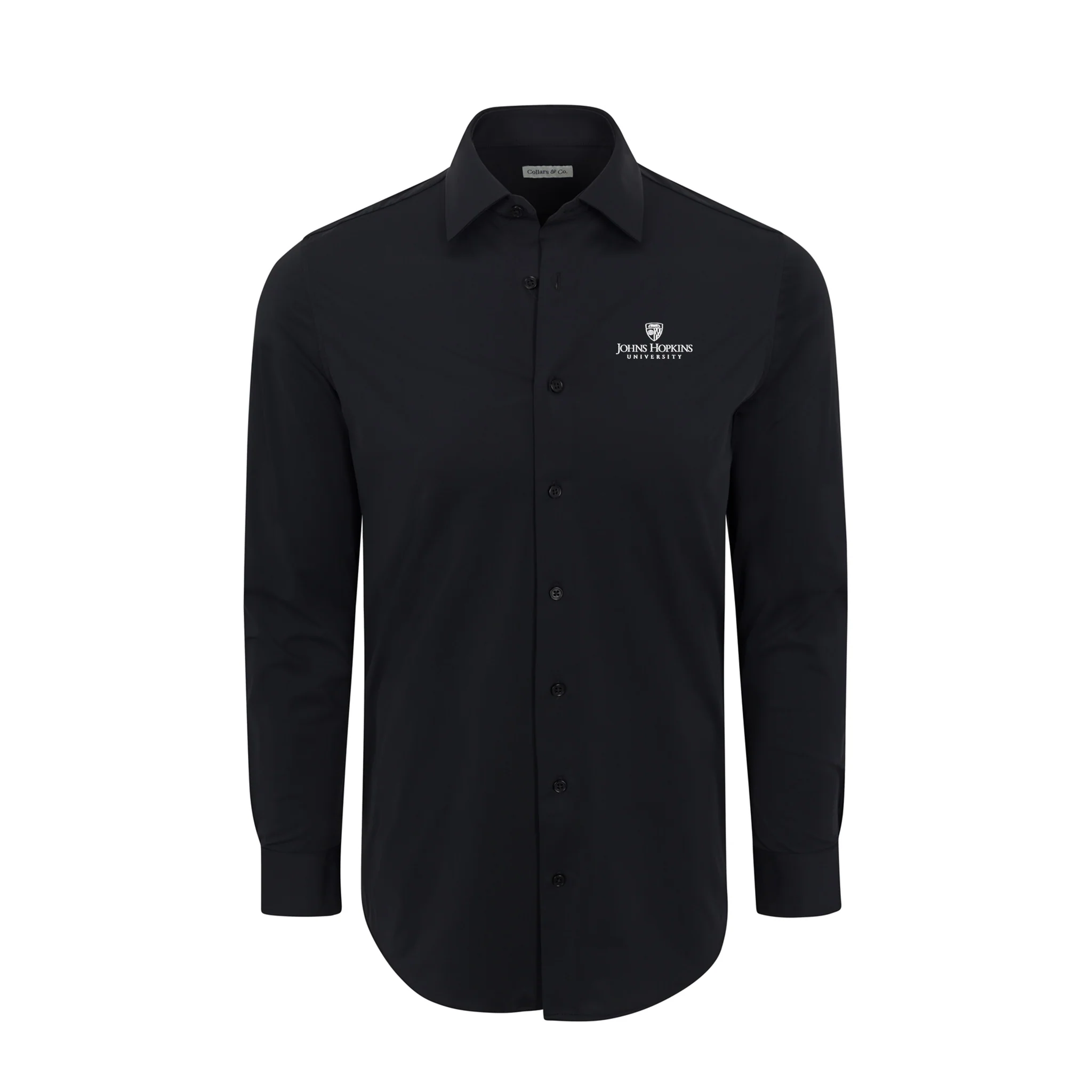 8945-johns-hopkins-apex-performance-dress-shirt-black-1.webp Johns Hopkins Apex Performance Dress Shirt Black