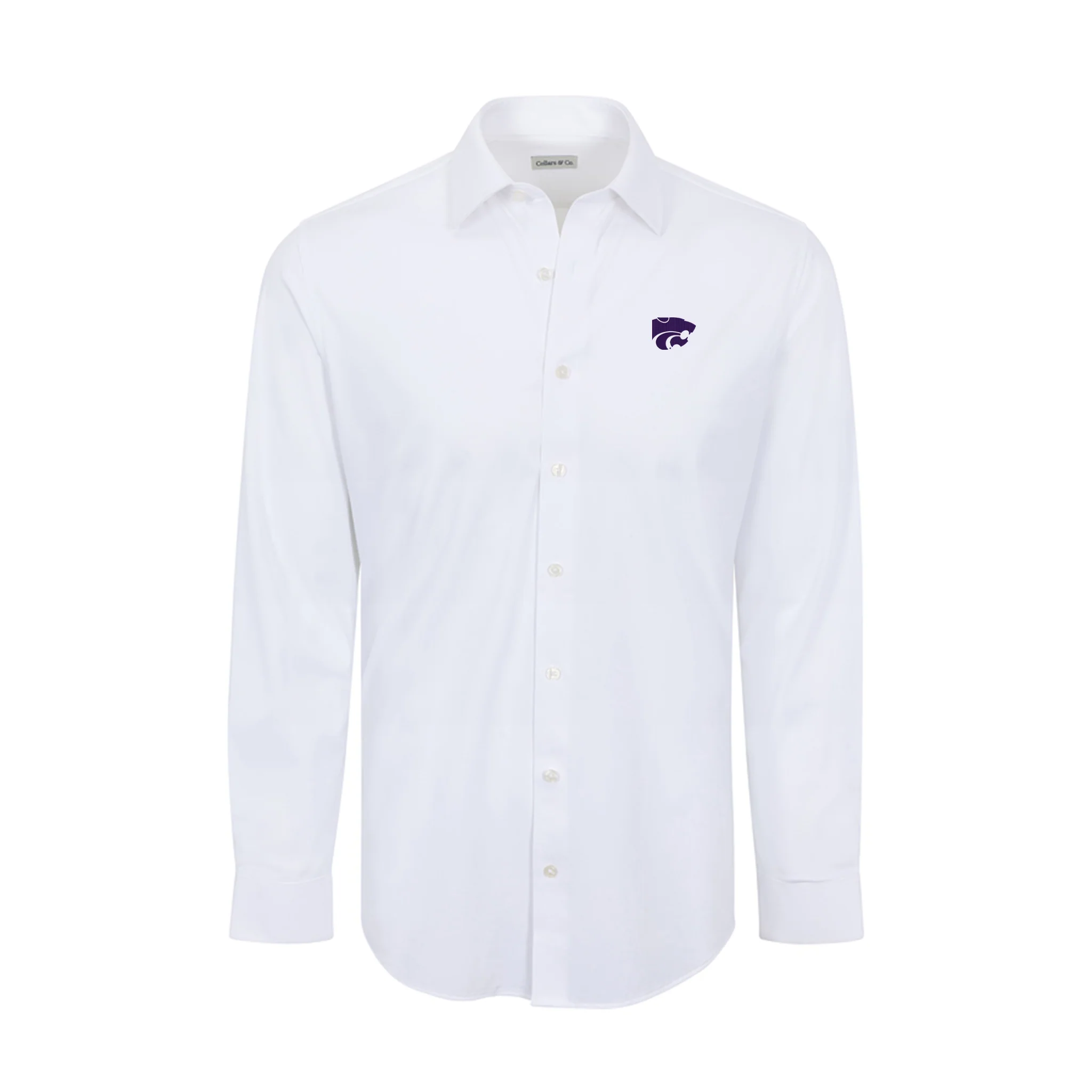 8975-kansas-state-apex-performance-dress-shirt-white-1.webp Kansas State Apex Performance Dress Shirt White