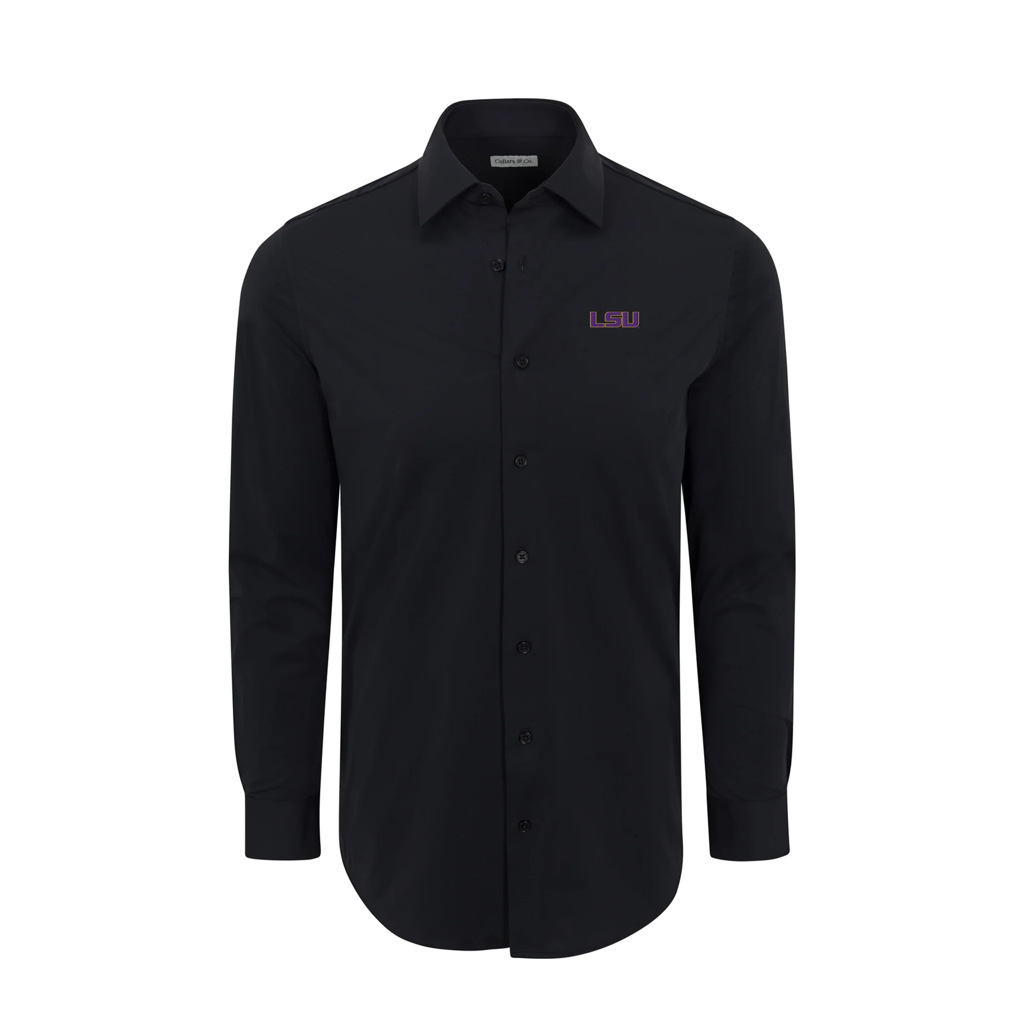 LSU Apex Performance Dress Shirt Black