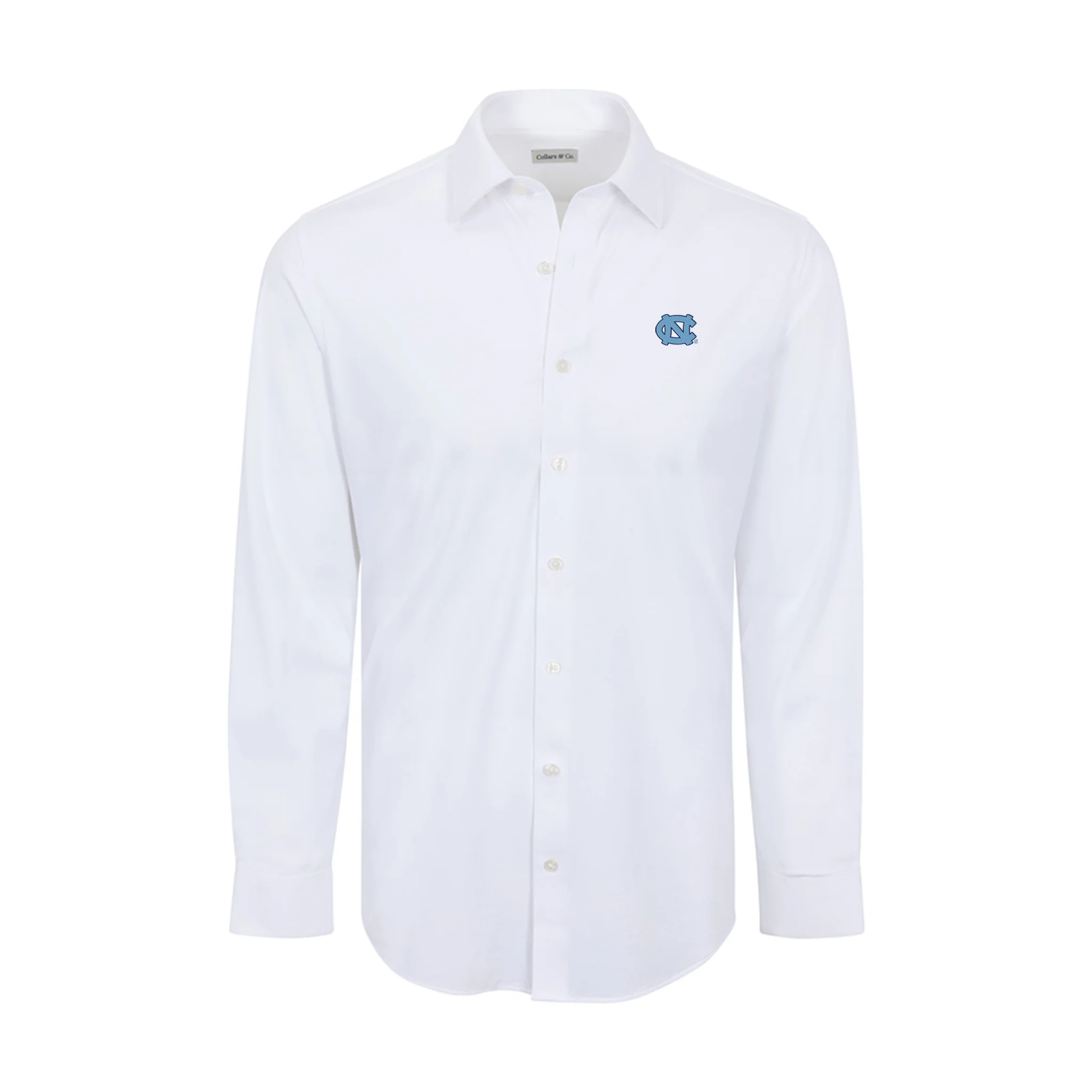 North Carolina Apex Performance Dress Shirt White