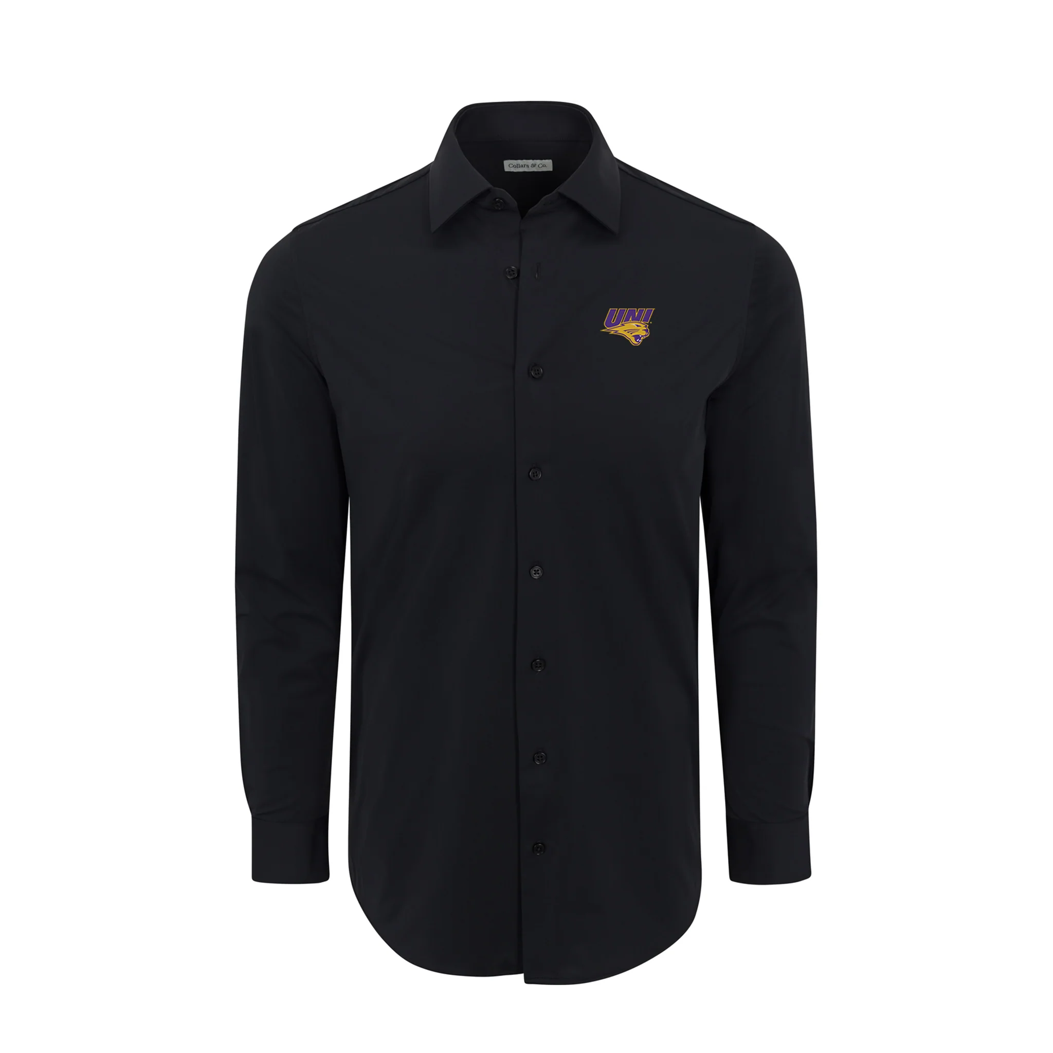 Northern Iowa Apex Performance Dress Shirt Black
