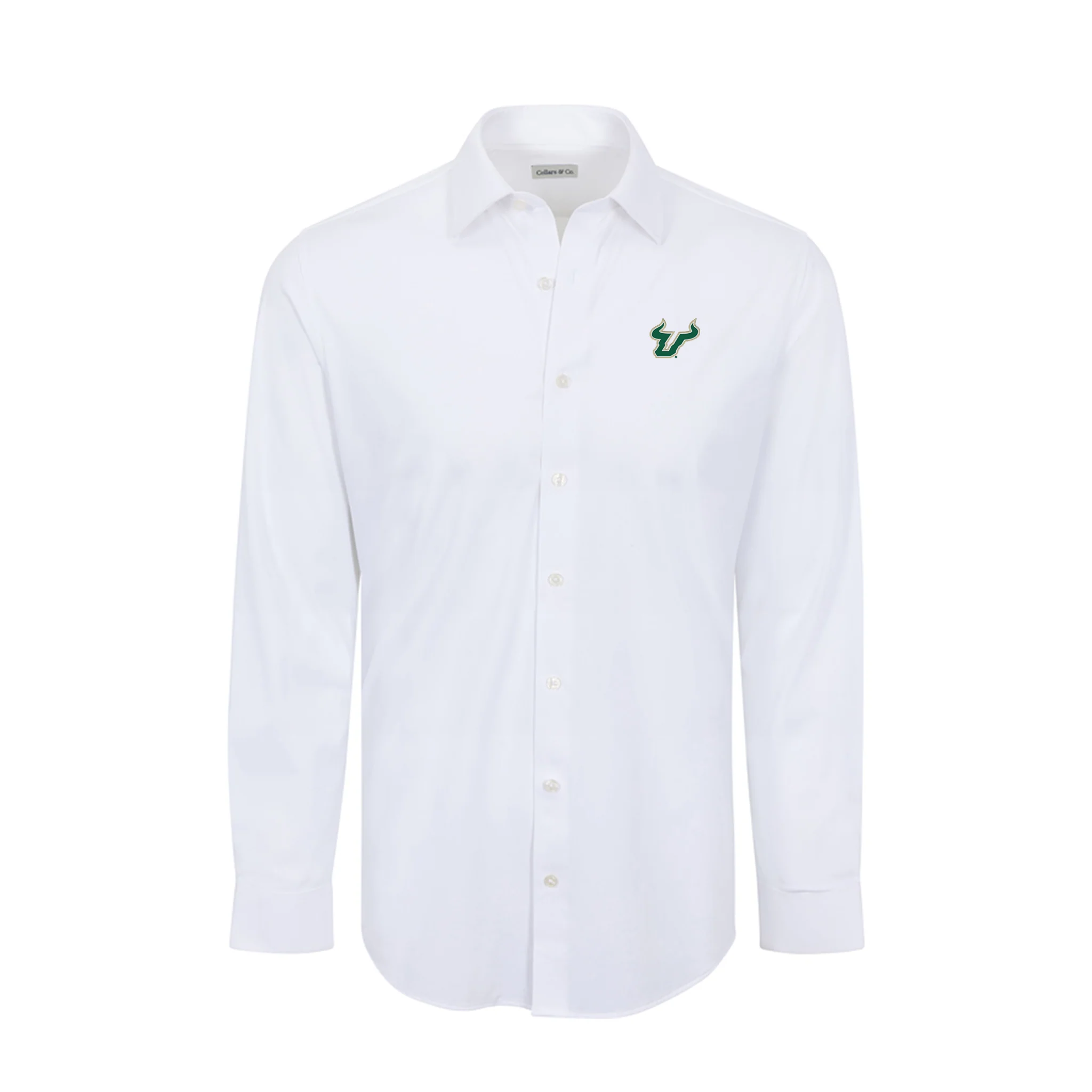 South Florida Apex Performance Dress Shirt White
