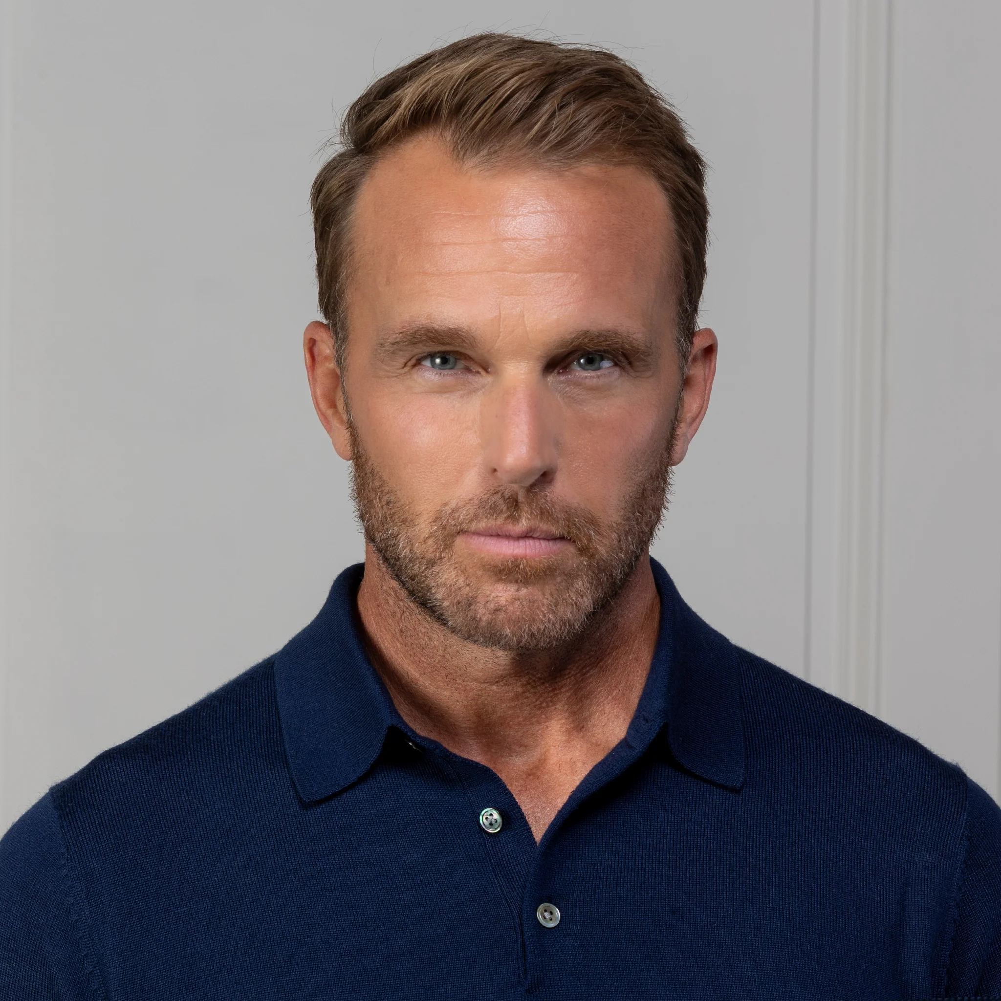 933-bellagio-three-button-long-sleeve-merino-polo-navy-5.webp Bellagio Three Button Long Sleeve Merino Polo Navy
