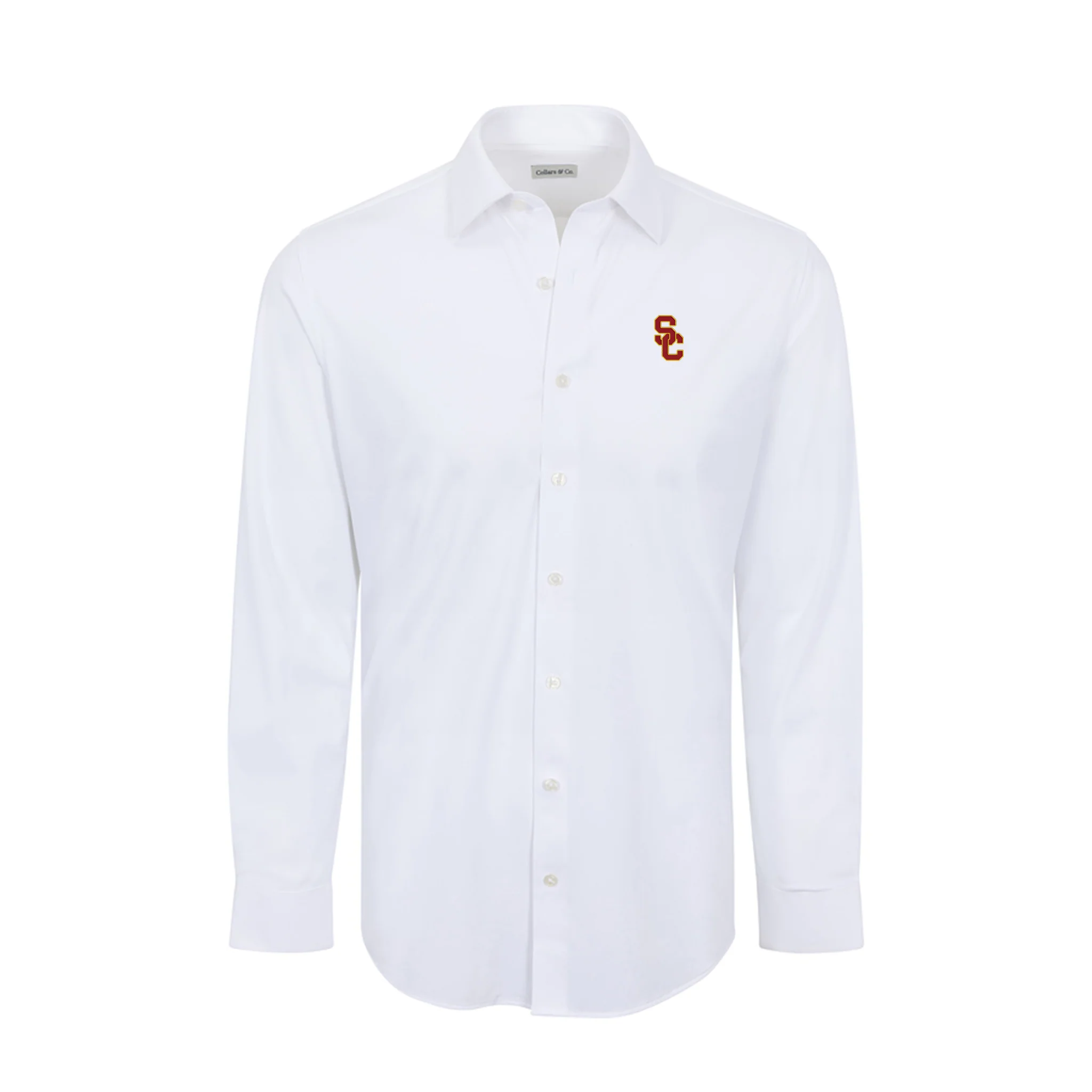 USC Apex Performance Dress Shirt White