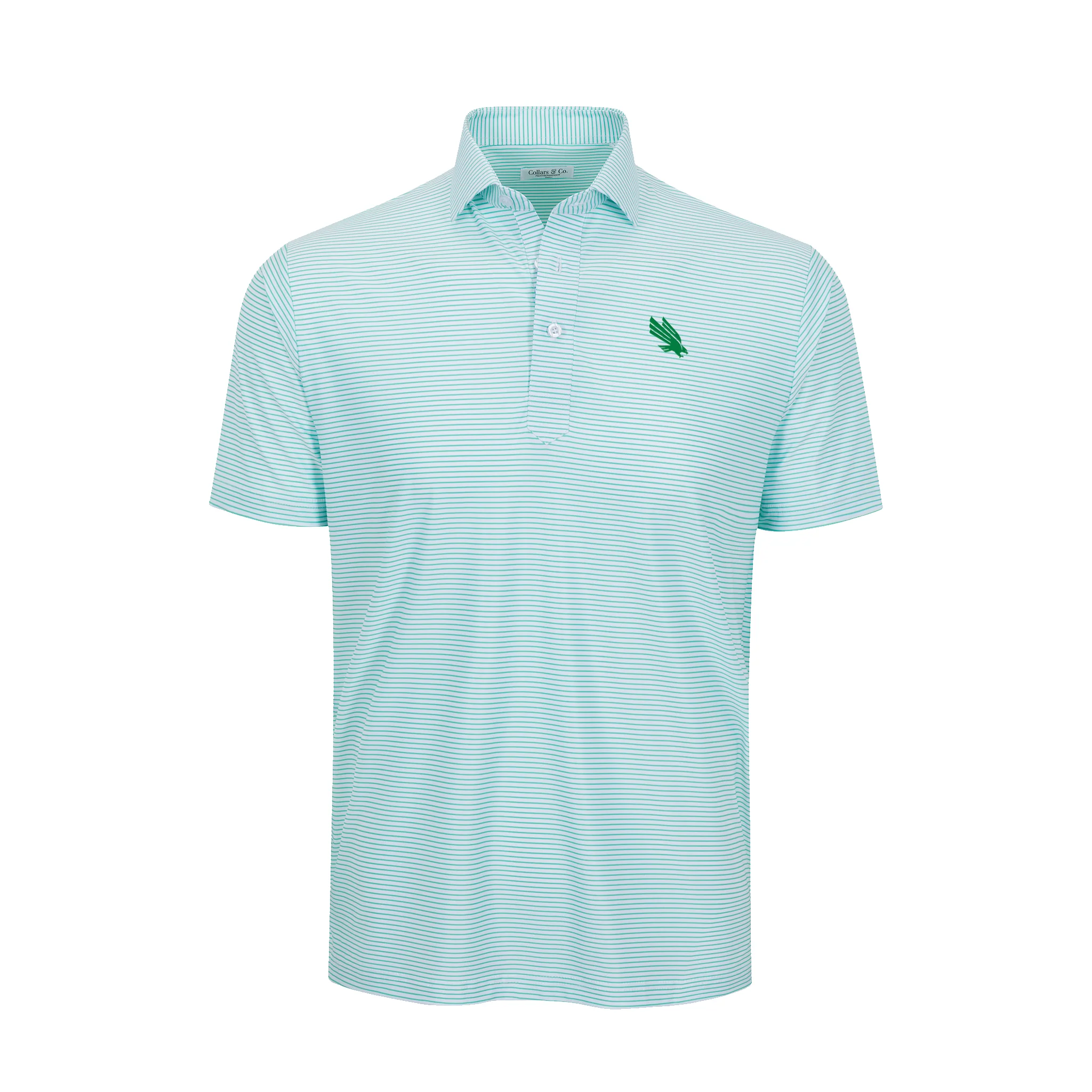 9835-north-texas-featherweight-flex-polo-augusta-green-stripe-1.webp North Texas Featherweight Flex Polo Augusta Green Stripe