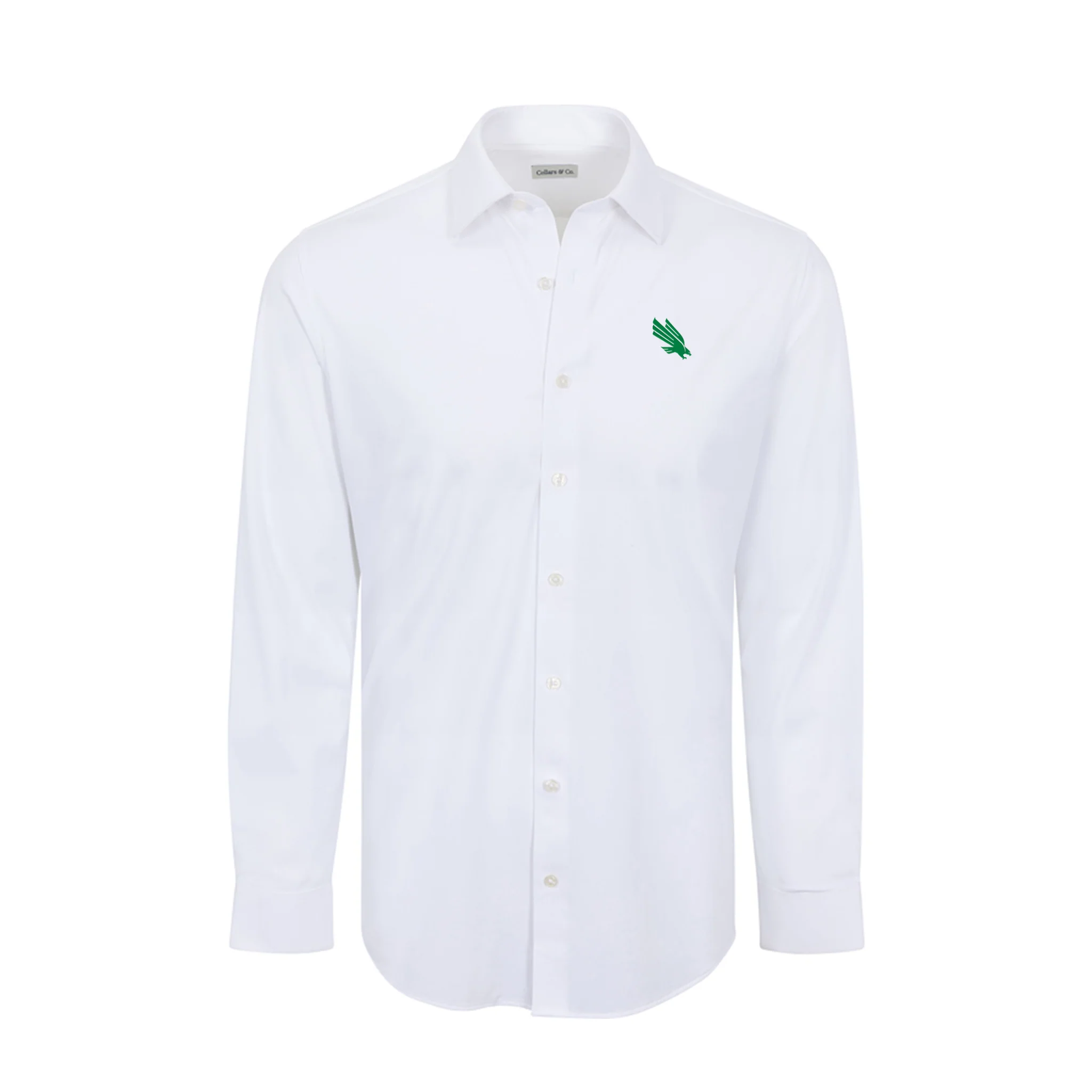 North Texas Apex Performance Dress Shirt White