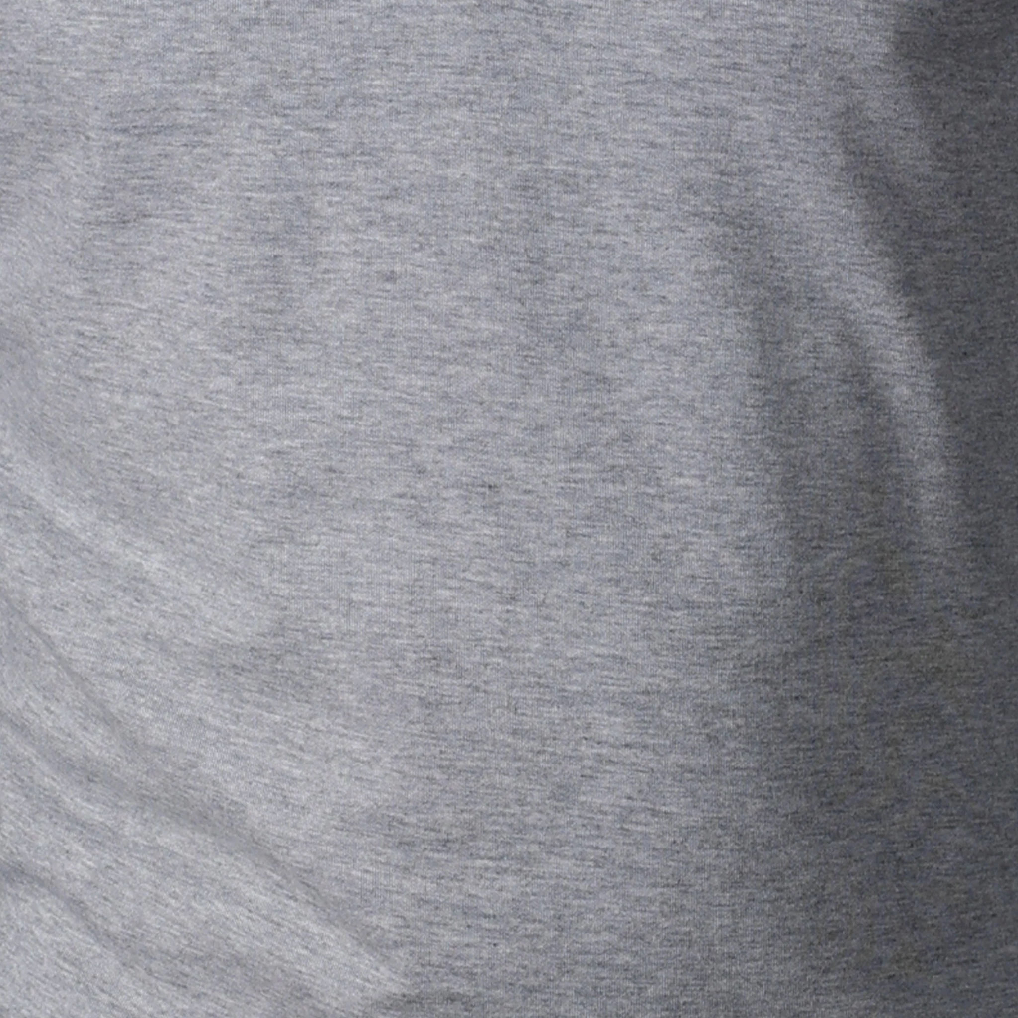 Heather Cloud Cotton Quarter Zip Light Grey with Navy Trim