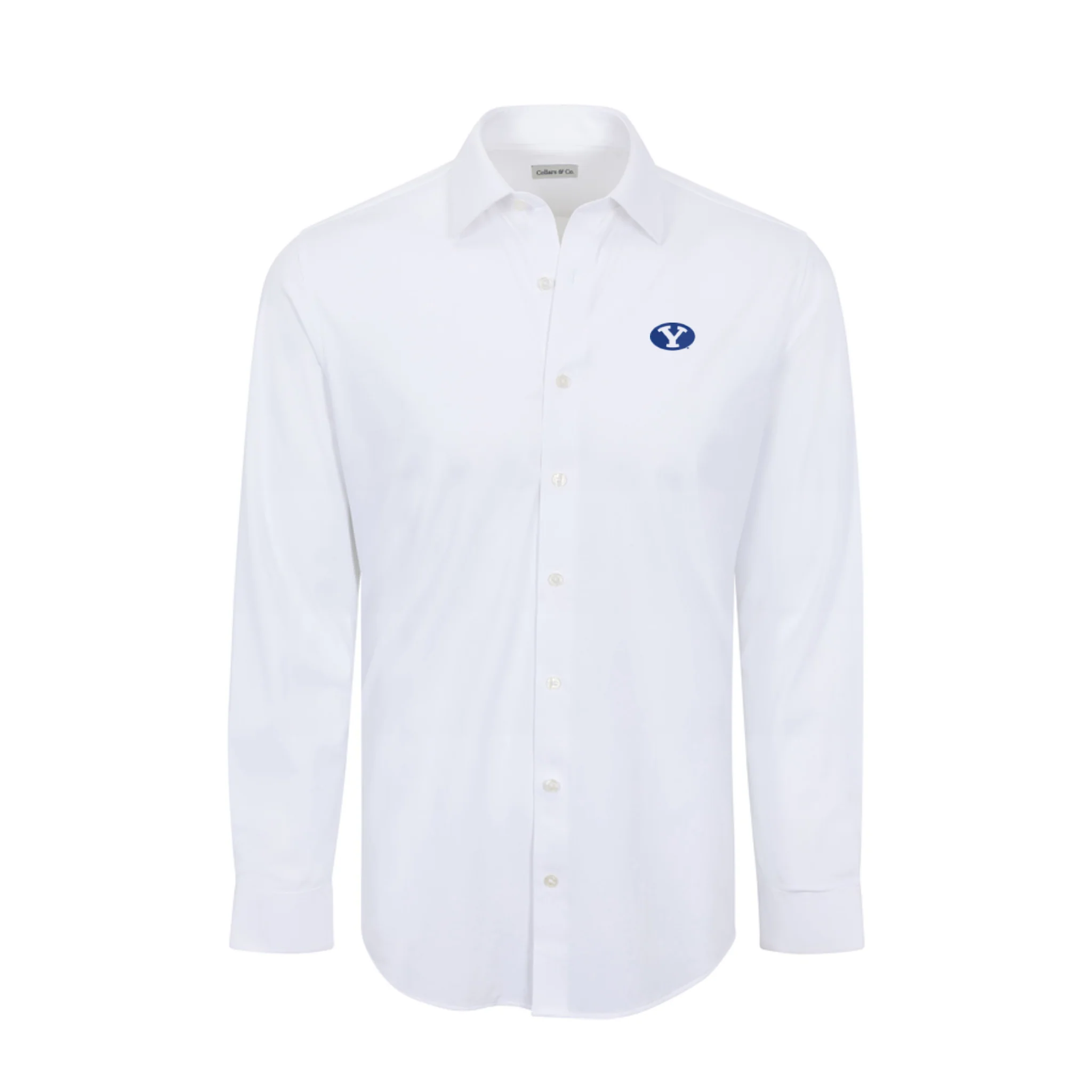BYU Apex Performance Dress Shirt White